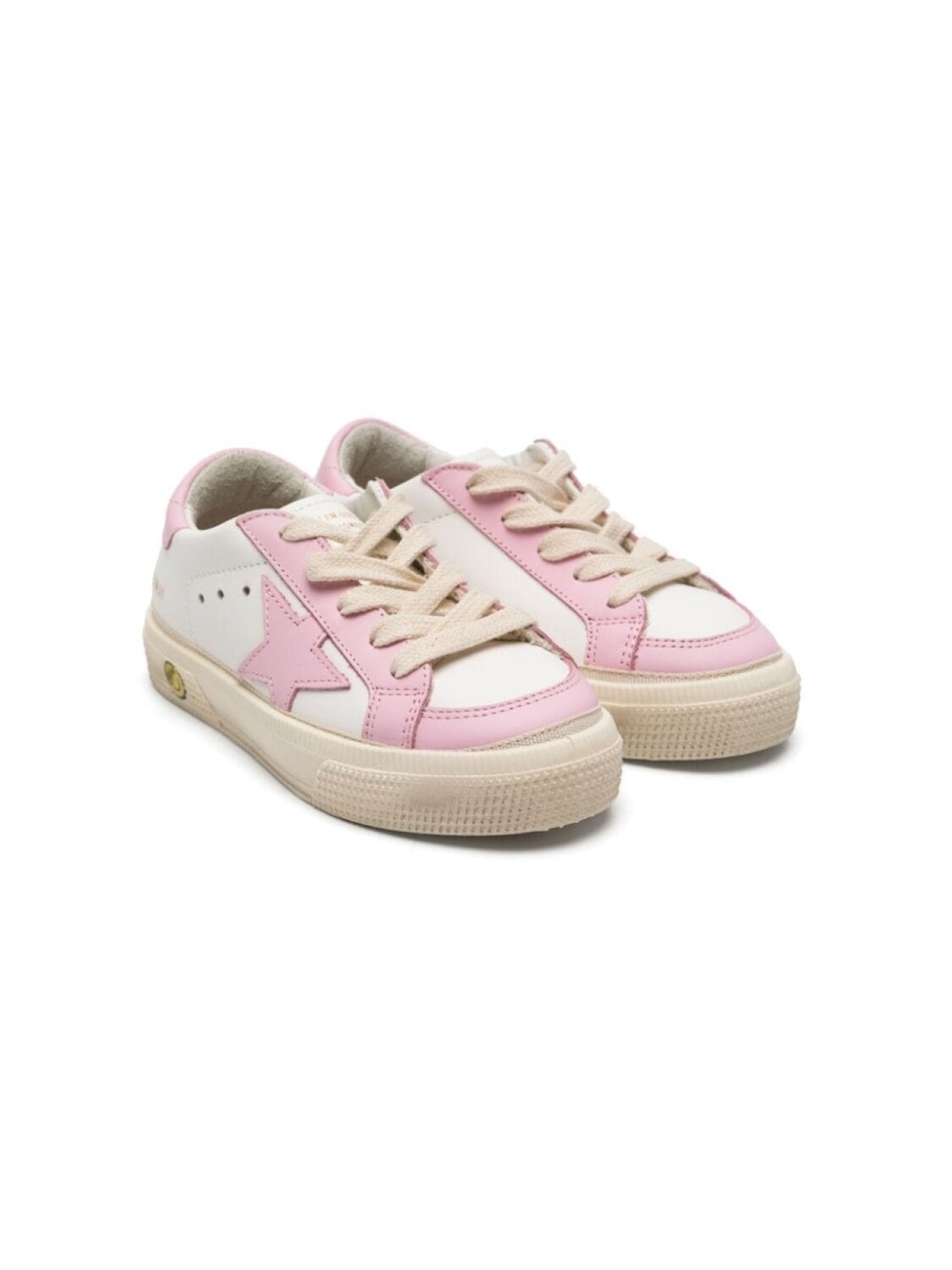 

Кеды May с аппликацией Golden Goose Kids, белый