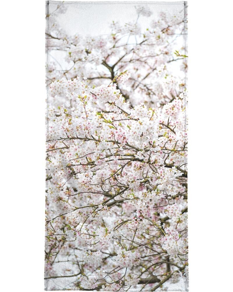 

Полотенце для ванной Juniqe Blossom White 2, цвет Cremeweiß & Weiß