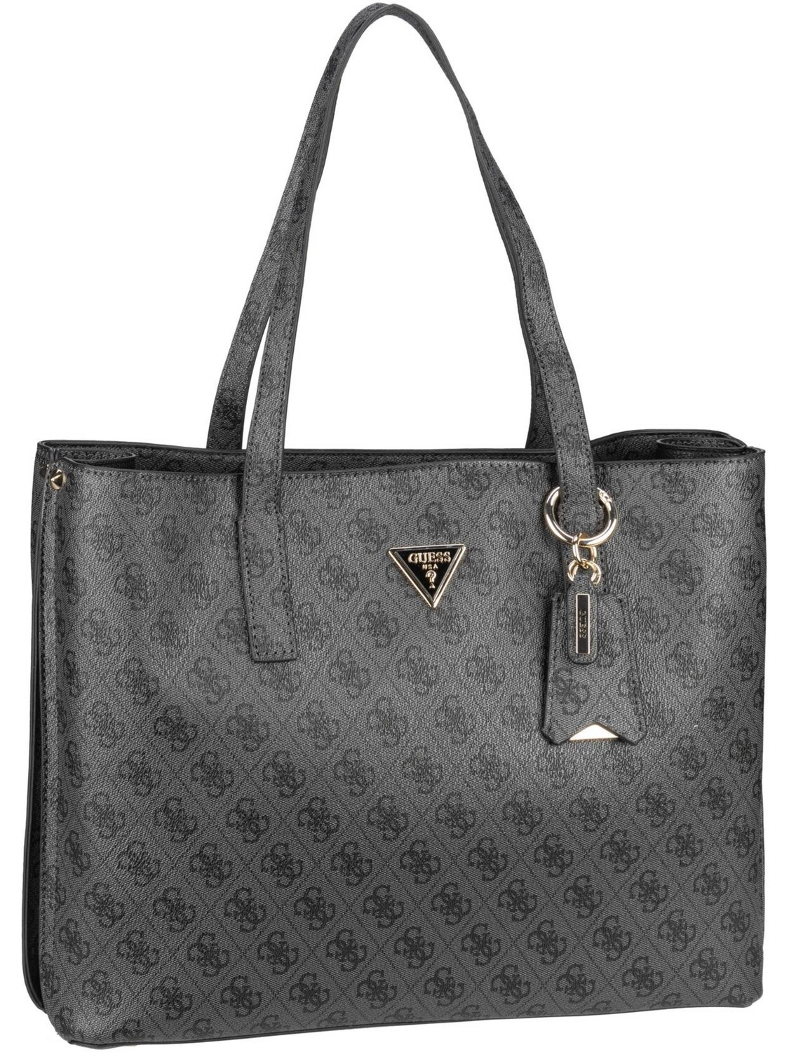 

Сумка шоппер Guess Meridian Girlfriend Tote Logo, цвет Coal Logo