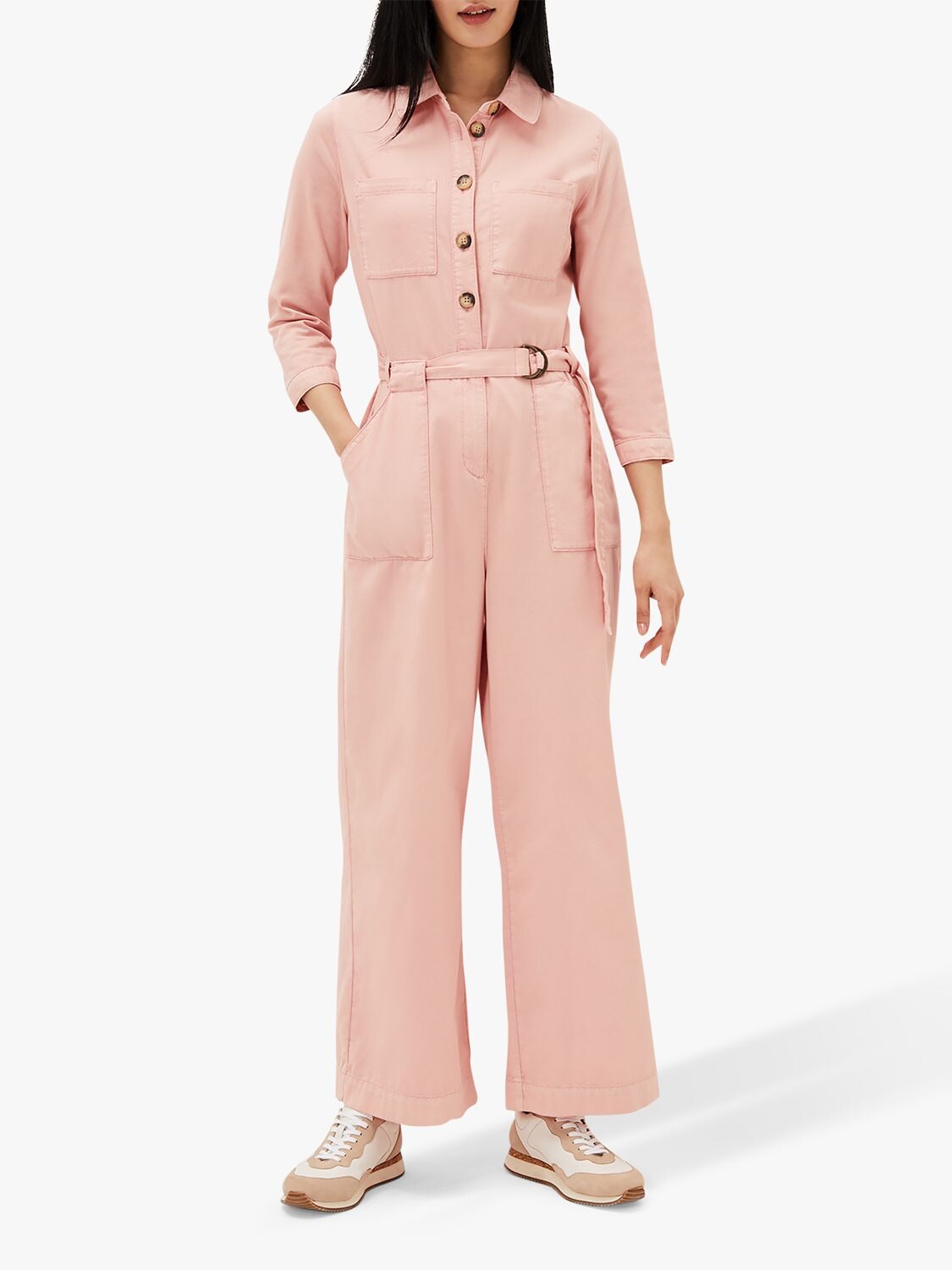 

Джинсовый комбинезон Phase Eight Jarah, розовый