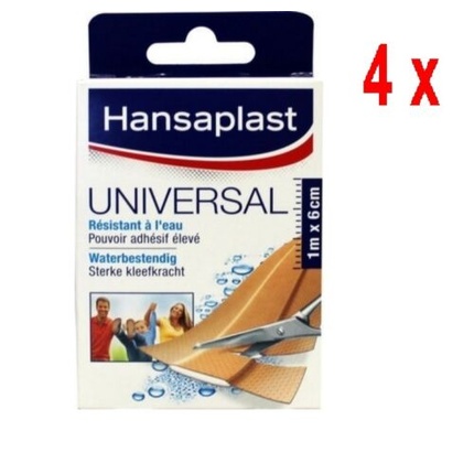 Hansaplast Универсальный водостойкий пластырь 1м х 6см