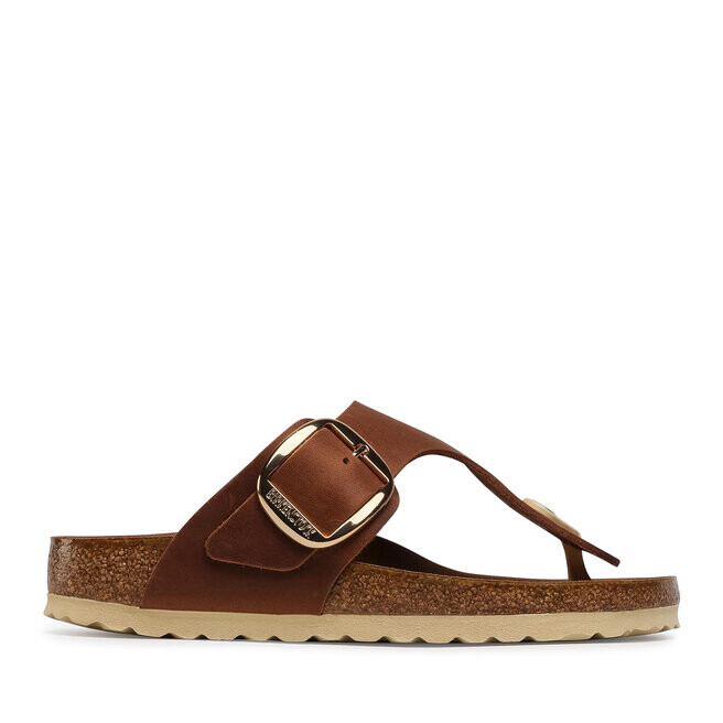 

Шлепанцы Birkenstock Gizeh Big Buckle 1018785 Cognac, коричневый