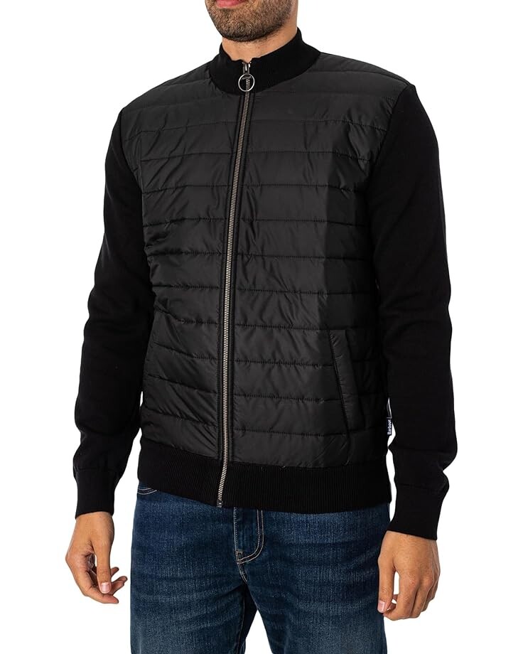 

Свитер Barbour Barbour Essential Carn Baffle Zip Thru, черный