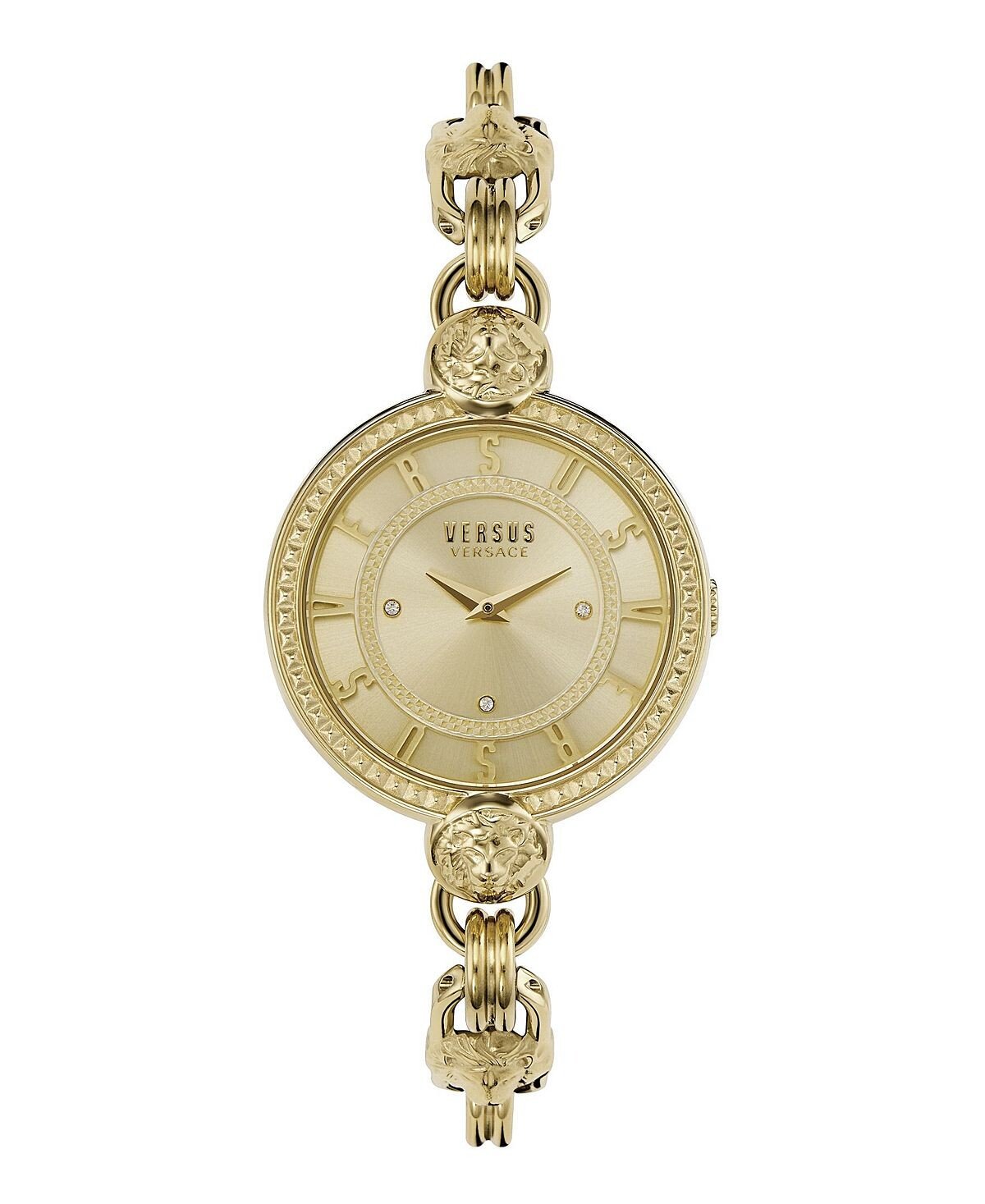 

Женские часы Versus by Versace Les Docks IP с браслетом цвета желтого золота, 36 мм Versus Versace