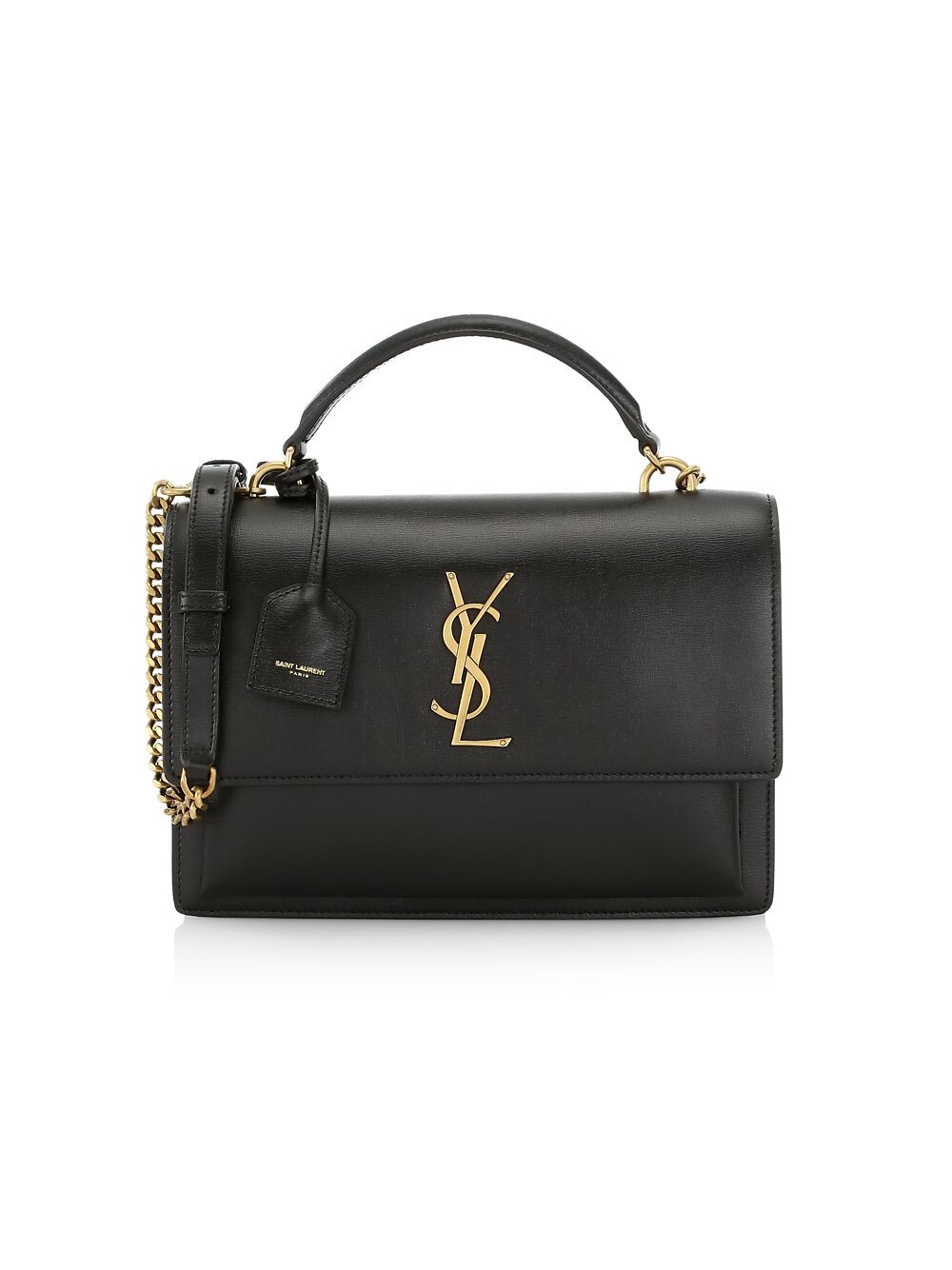 

Средняя кожаная сумка Sunset с верхней ручкой Saint Laurent