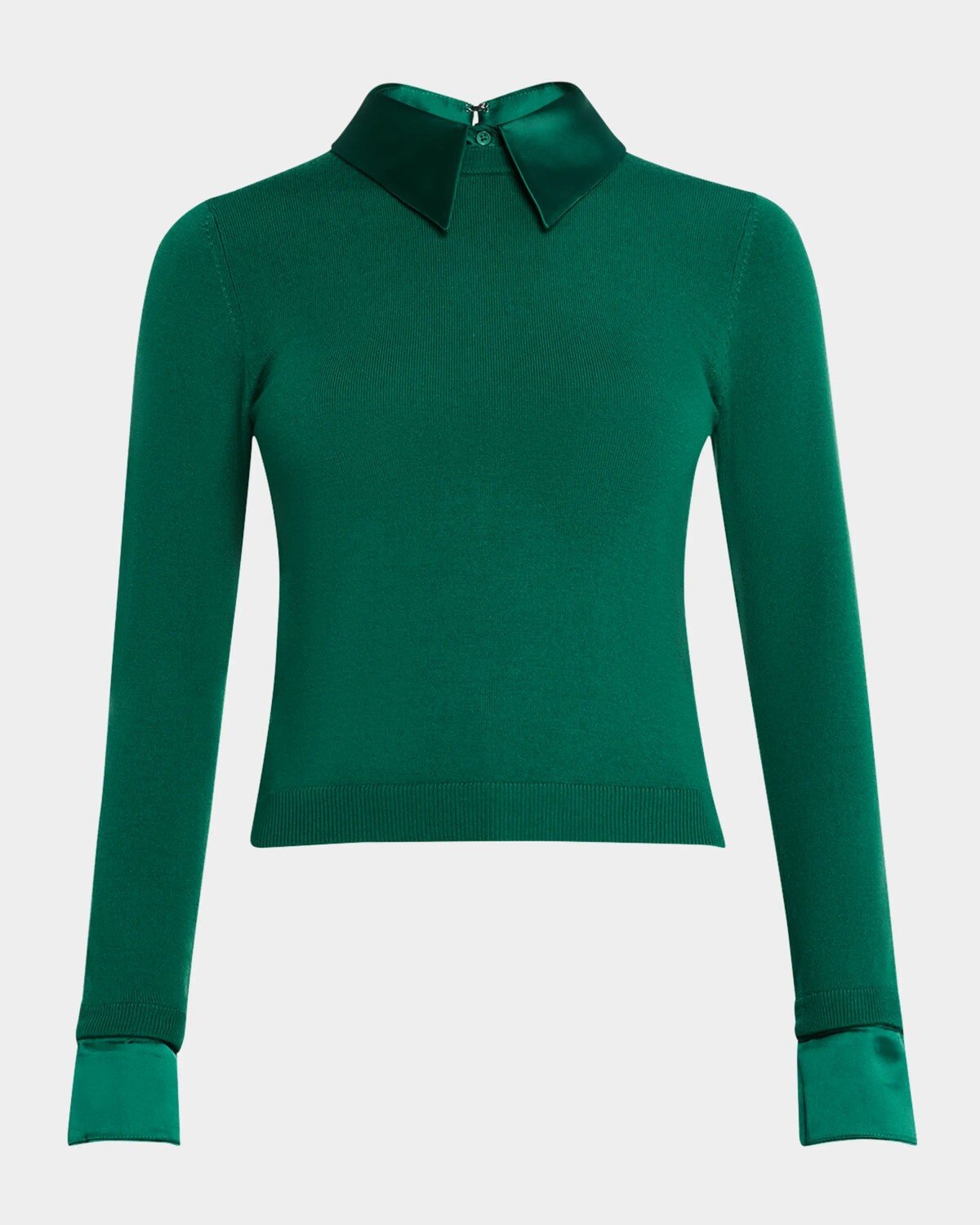 

Свитер с воротником Porla Alice + Olivia, цвет Forest Green