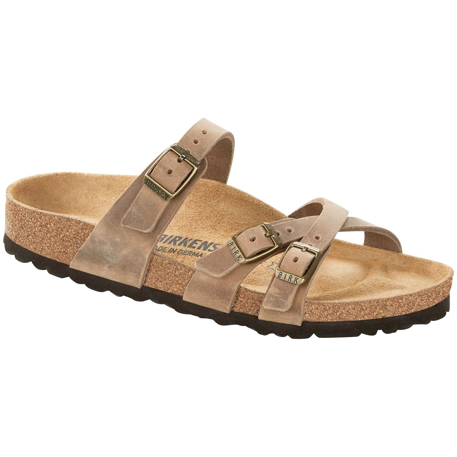 

Кожаные сандалии Birkenstock Franca, табак