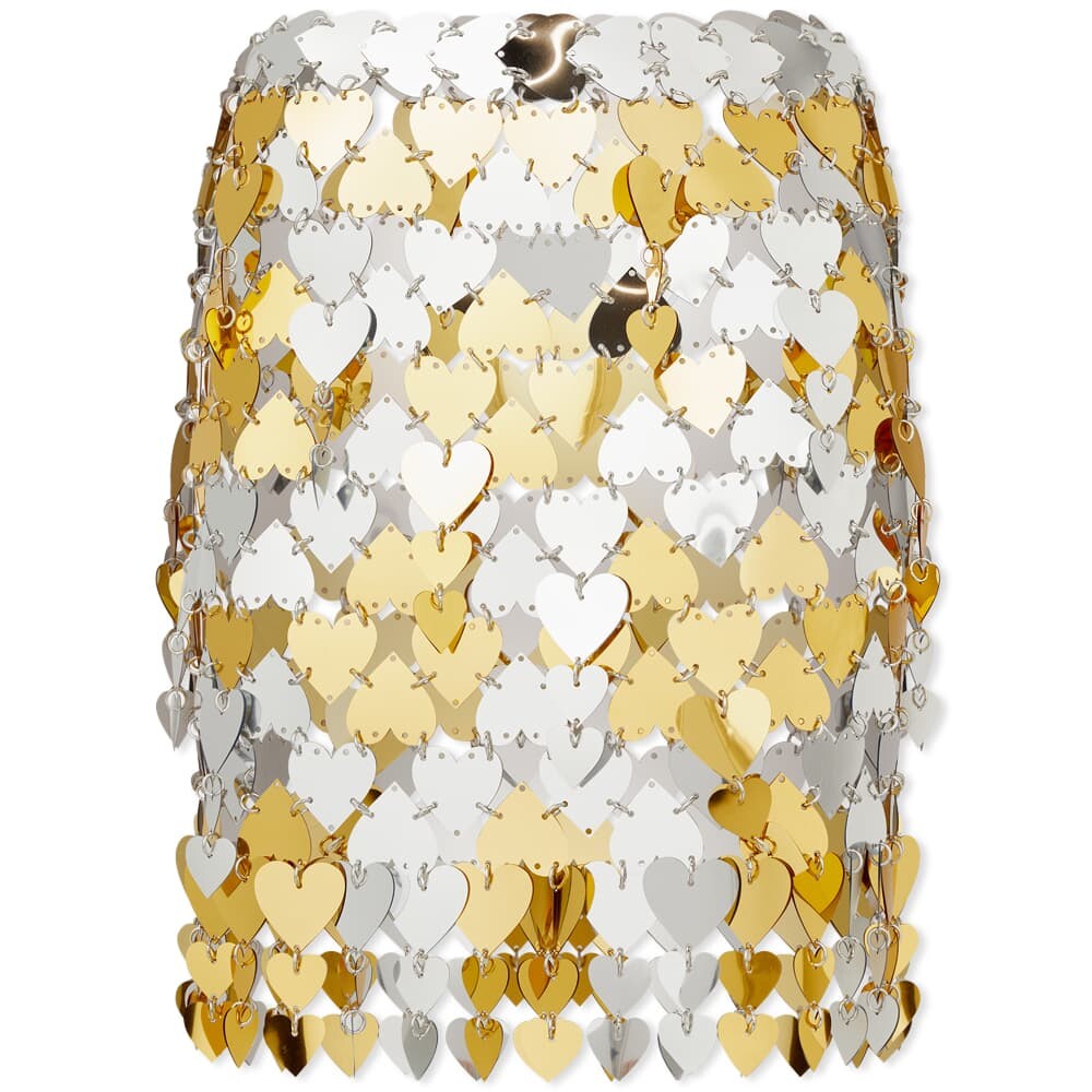 

Юбка Paco Rabanne Heart Sequin Mini Skirt