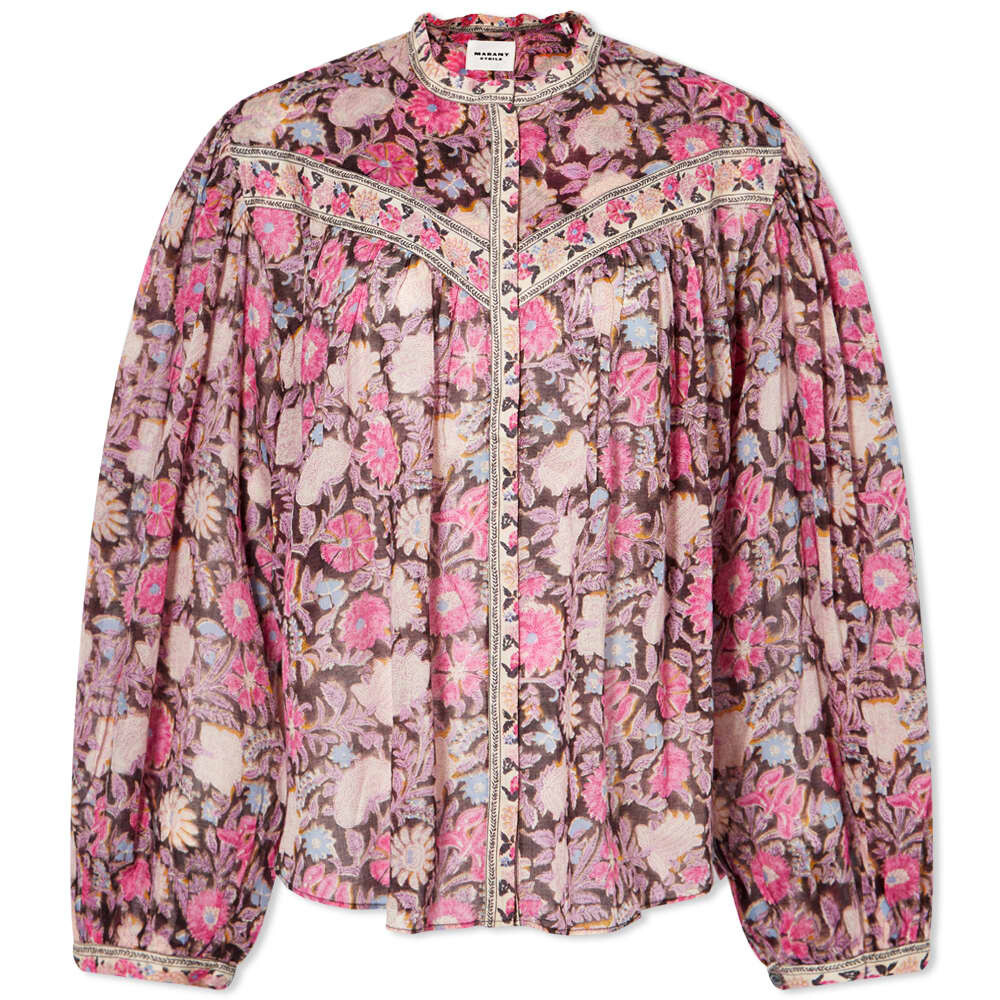 

Рубашка Isabel Marant Étoile Salika Floral Print Blouse