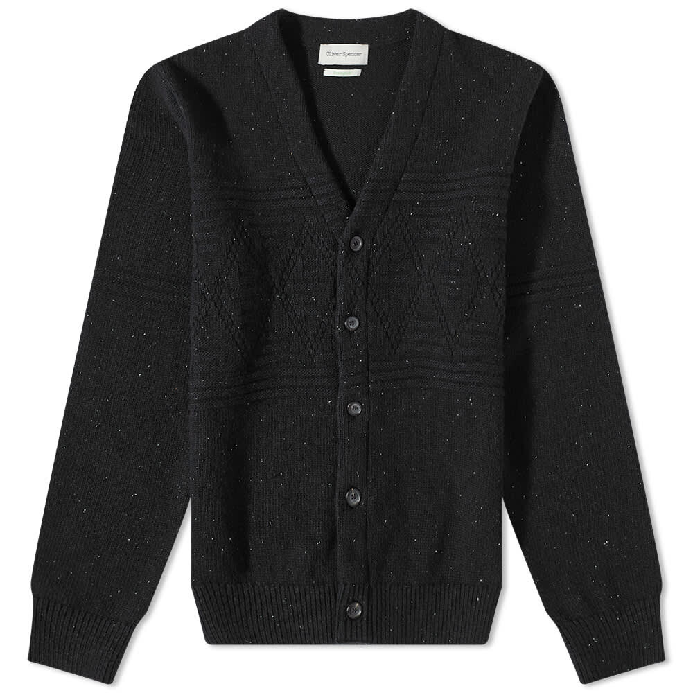 

Джемпер Oliver Spencer Caradale Donegal Cardigan, Черный