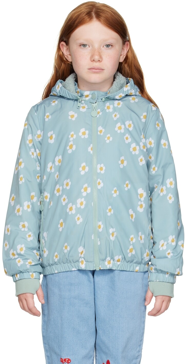 

Детская синяя куртка с ромашкой Stella McCartney