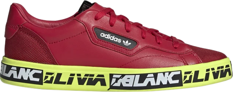 Кроссовки Adidas Olivia LeBlanc x Wmns Sleek 'Print', красный