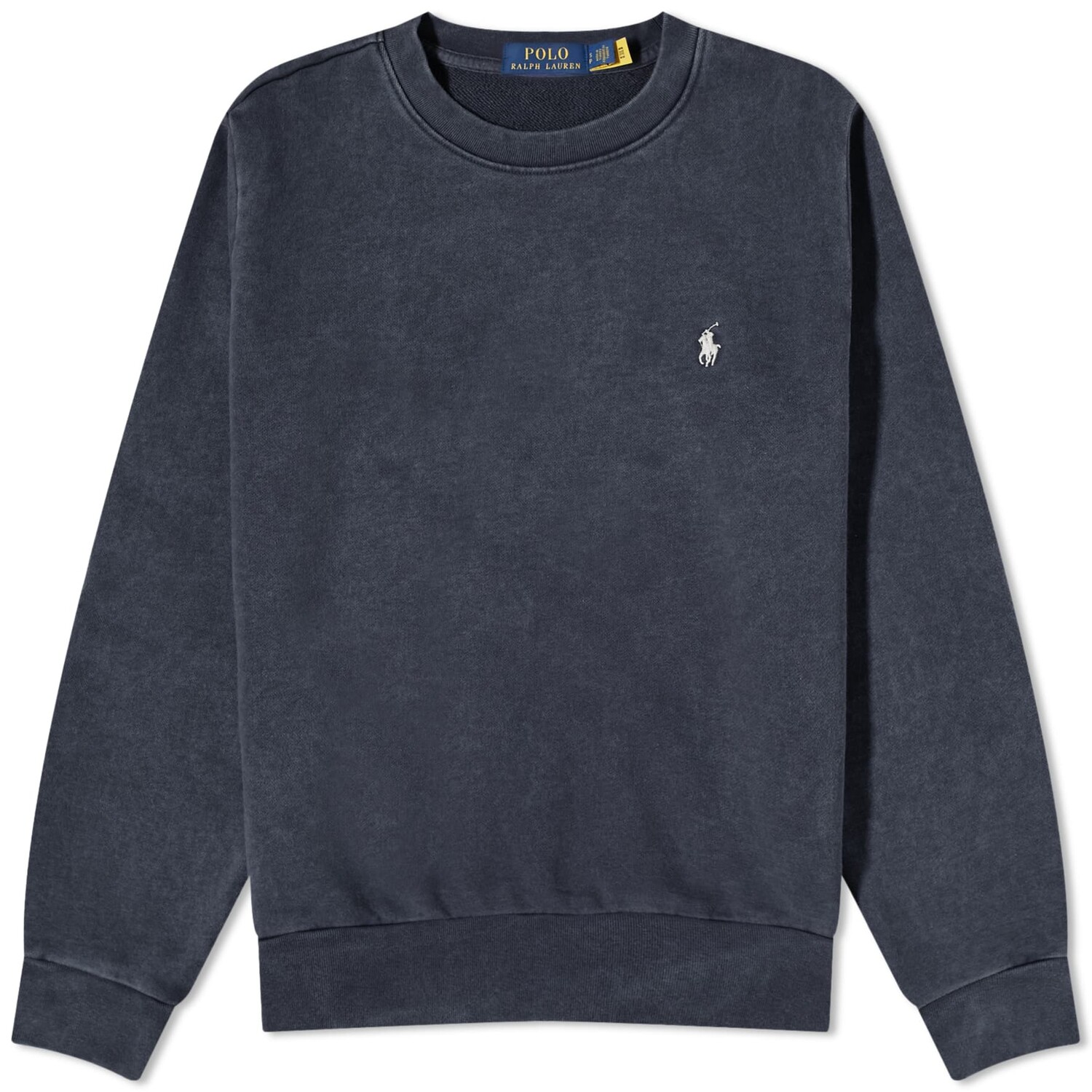 Свитшот Polo Ralph Lauren Loopback Crew, синевато-черный