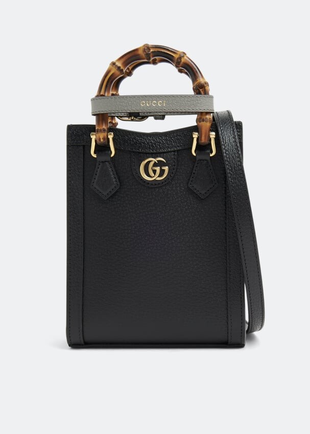 

Сумка-тоут GUCCI Diana mini tote bag, черный