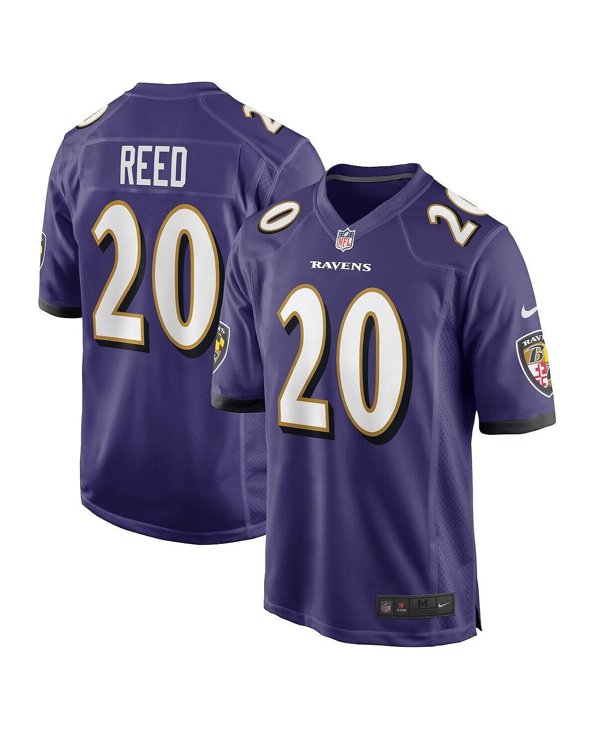

Мужское фиолетовое игровое джерси ed reed baltimore ravens для пенсионеров Nike, фиолетовый