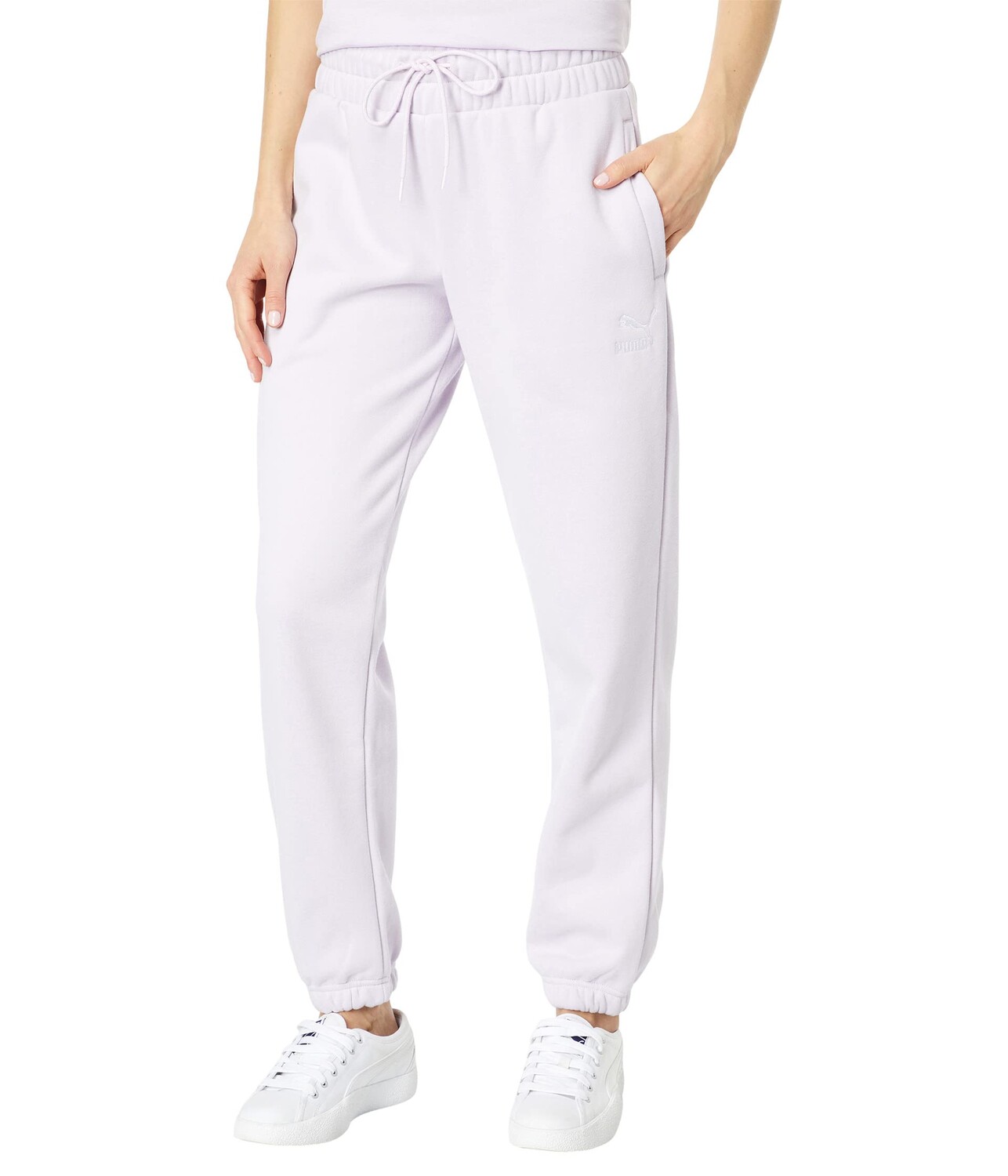 

Брюки PUMA, Classics Relaxed Pants Fleece, Серый