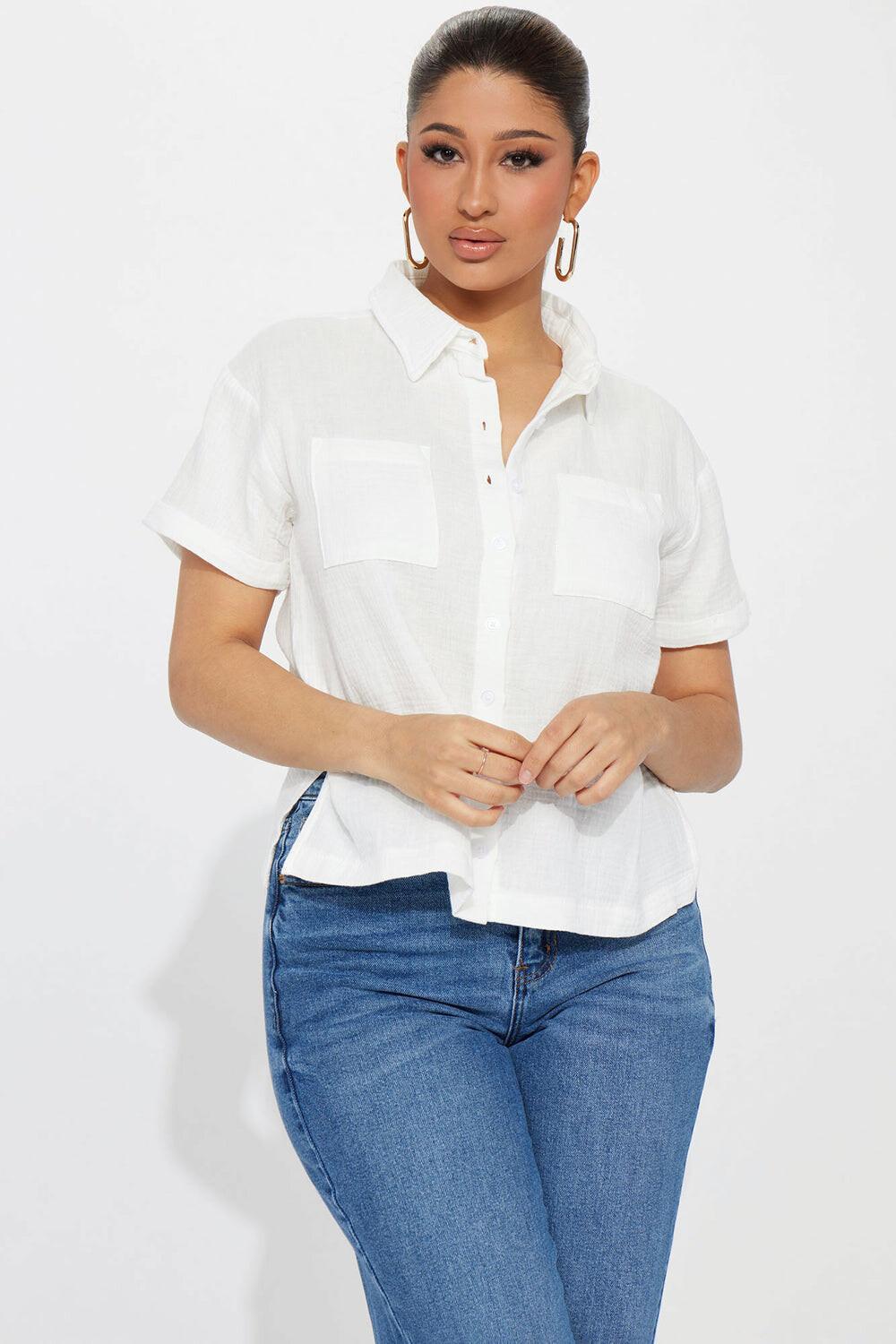 

Рубашка Fashion Nova J4J8526W, белый