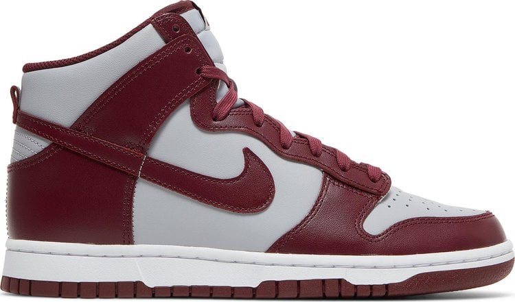 Кроссовки Nike Dunk High 'Dark Beetroot', красный - фото