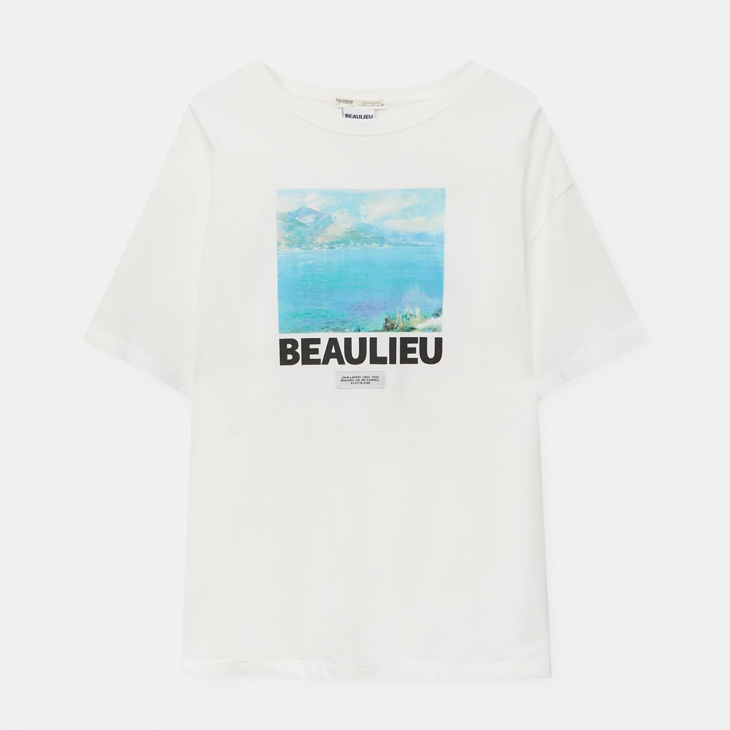 

Футболка Pull&Bear Beaulieu, белый