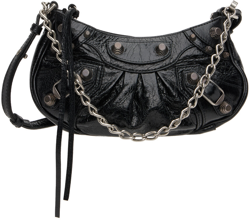 

Черная мини-сумка через плечо Le Cagole Balenciaga
