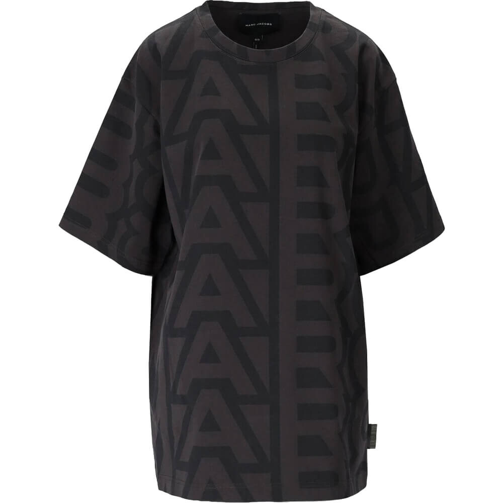

Футболка Marc Jacobs Jacobs The Monogram Big, серый/черный
