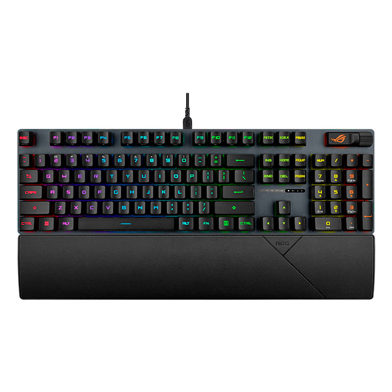 Игровая клавиатура Asus ROG Strix Scope II, RX, PBT, черный цена и фото