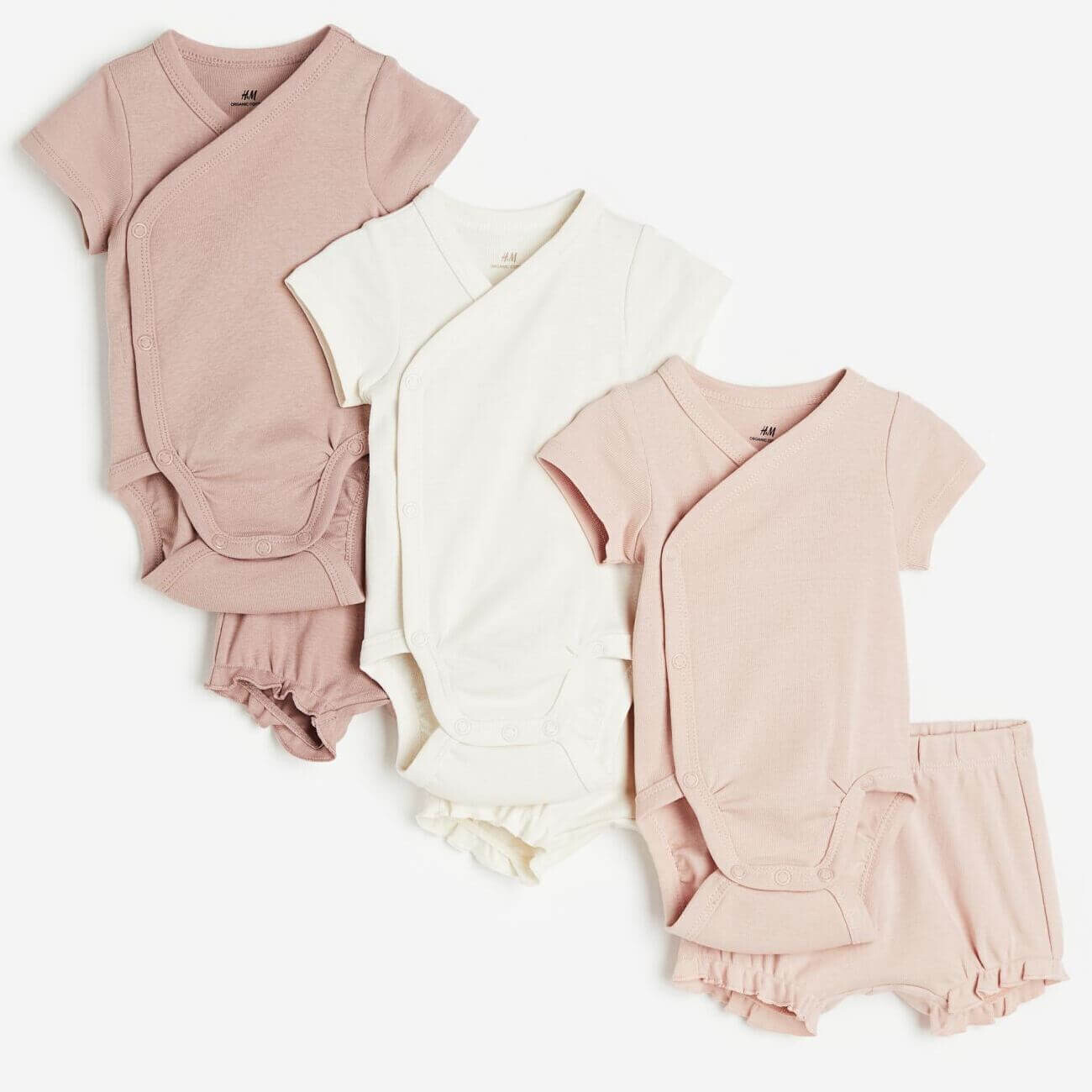 

Комплект одежды H&M Jersey, 6 предметов, светло-розовый