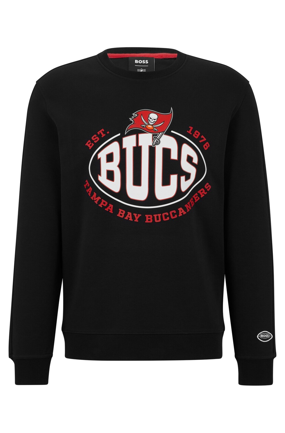 

Свитшот Boss X Nfl Cotton-blend With Collaborative Branding, Bucs