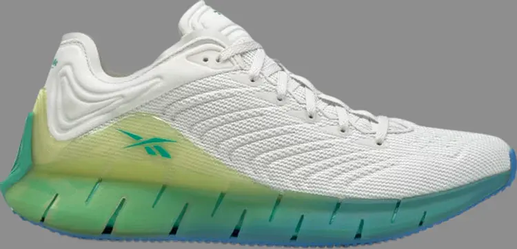 

Кроссовки zig kinetica 'court green' Reebok, серый