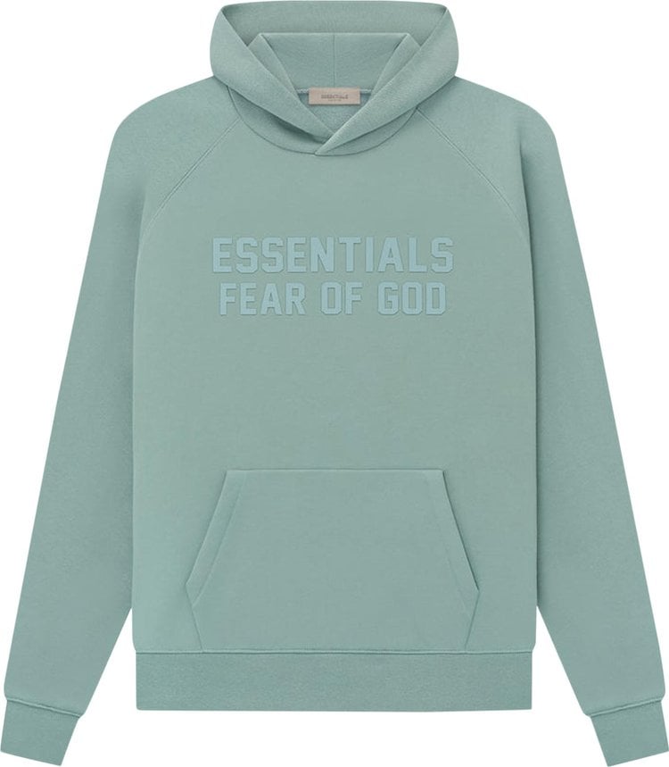 Худи Fear of God Essentials Hoodie 'Sycamore', зеленый - фото