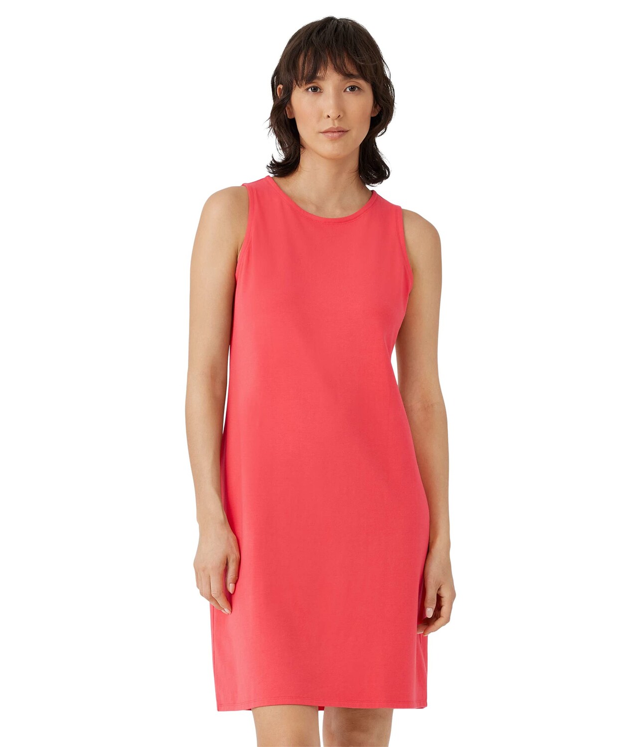 Платье Eileen Fisher, Crew Neck Knee Length Dress