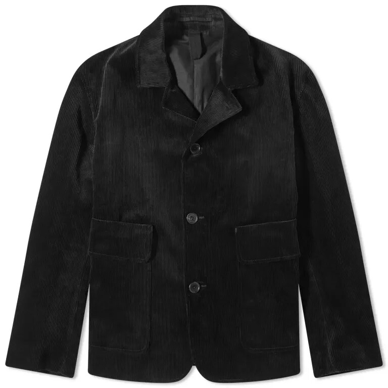

Пиджак Margaret Howell Tough Cord Patch Pocket, черный