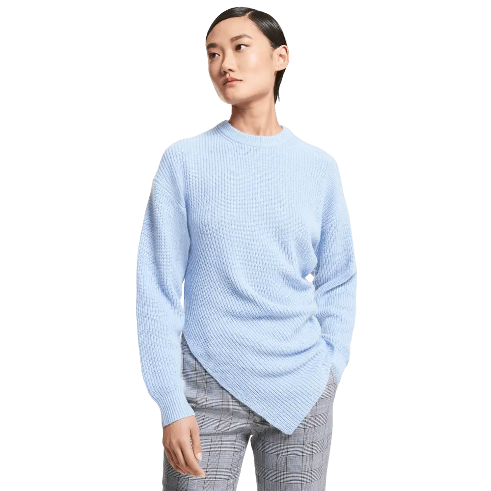 

Свитер Michael Kors Cashmere Blend Asymmetric, голубой, Синий