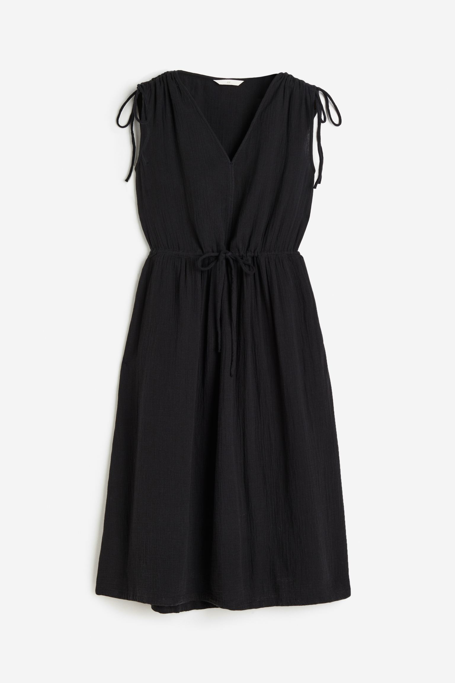 Платье H&M Drawstring-detail, черный