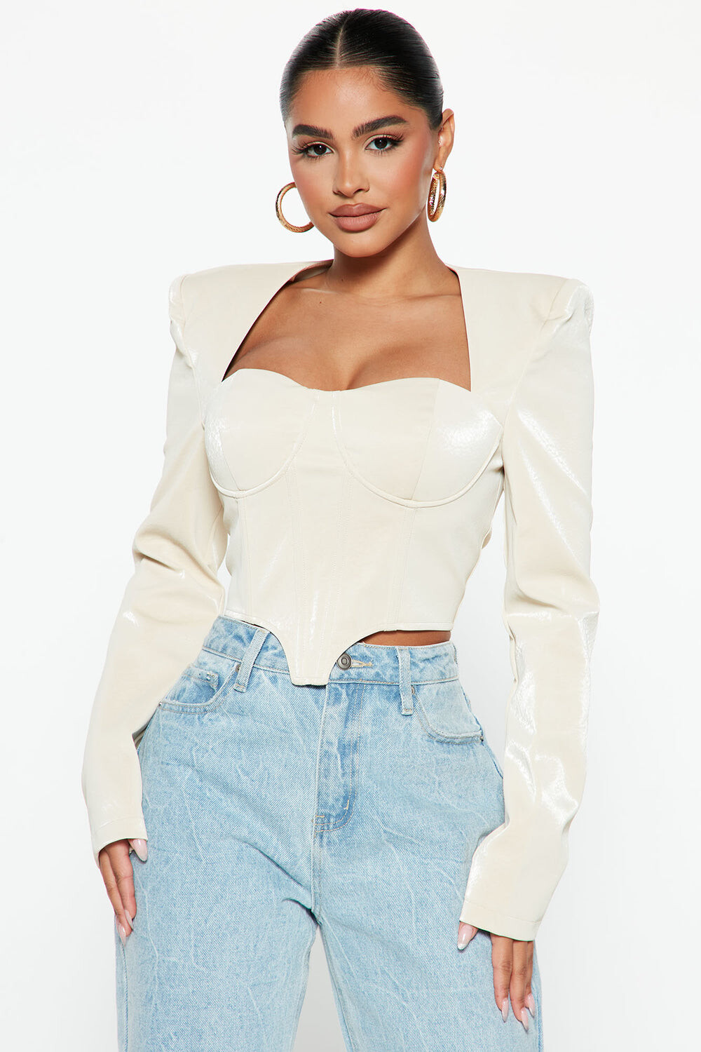 

Топ Fashion Nova BT7040, нюд