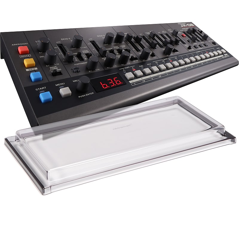 цена Модуль синтезатора Roland Boutique JX-08 - комплект Decksaver