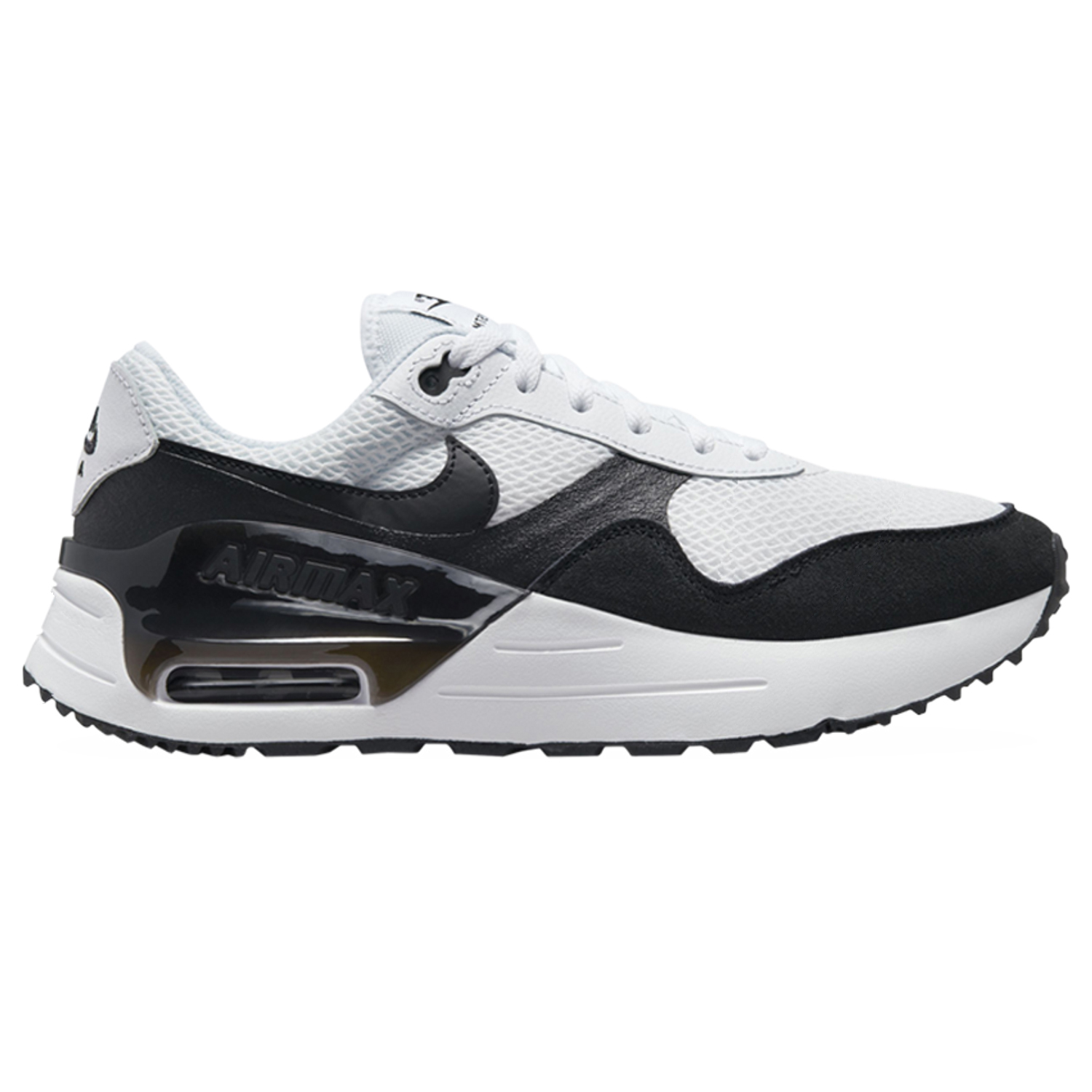 Кроссовки Nike Air Max SYSTM 'White Black', Белый кроссовки nike air max bolt td white black белый