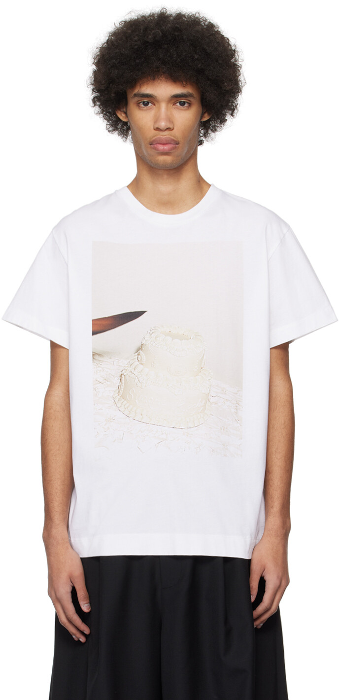 

Белая футболка Cutting Cake Simone Rocha, цвет White