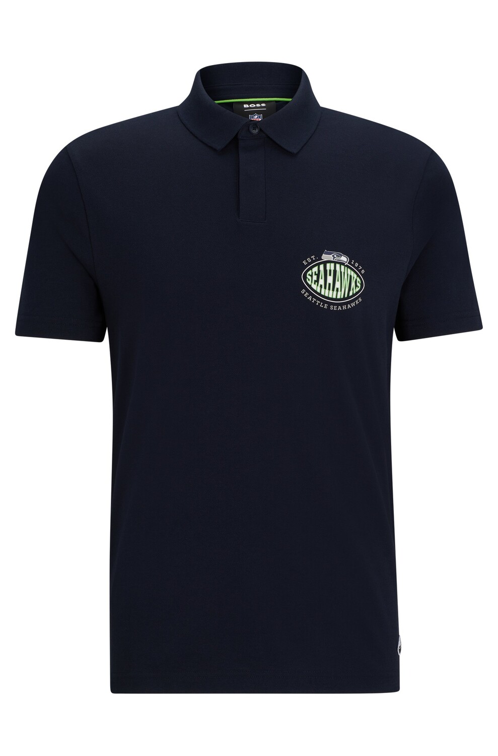 

Футболка поло Boss X Nfl Cotton-piqué Collaborative Branding, Seahawks