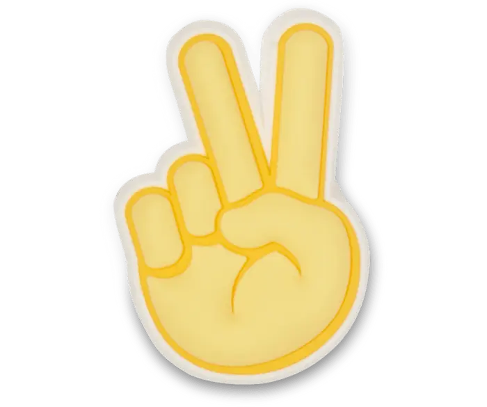 

Джиббитсы Peace Hand Sign Crocs