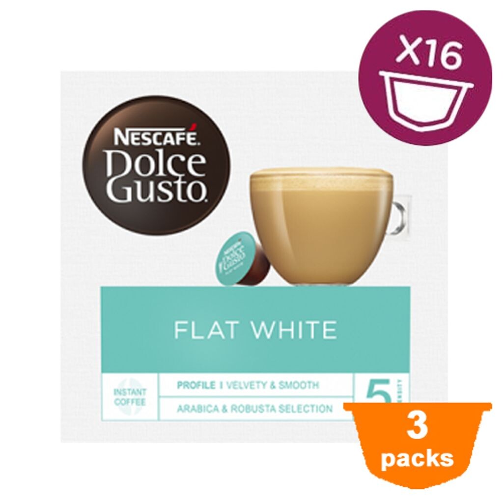 

Dolce Gusto - Флэт Уайт - 3x 16 капсул Nestlé