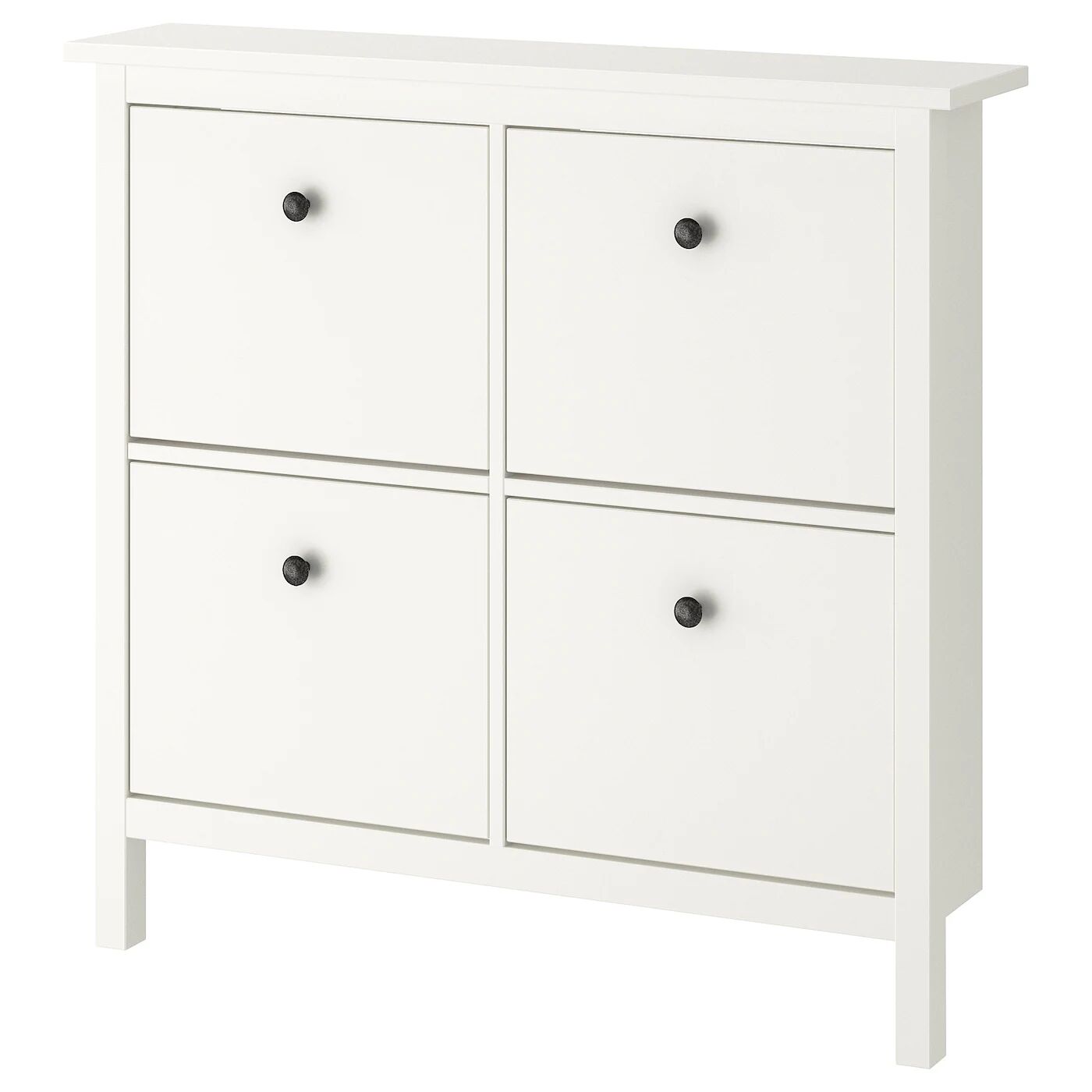 Галошница 4 отделения, белый, 107х22х101 см, HEMNES IKEA