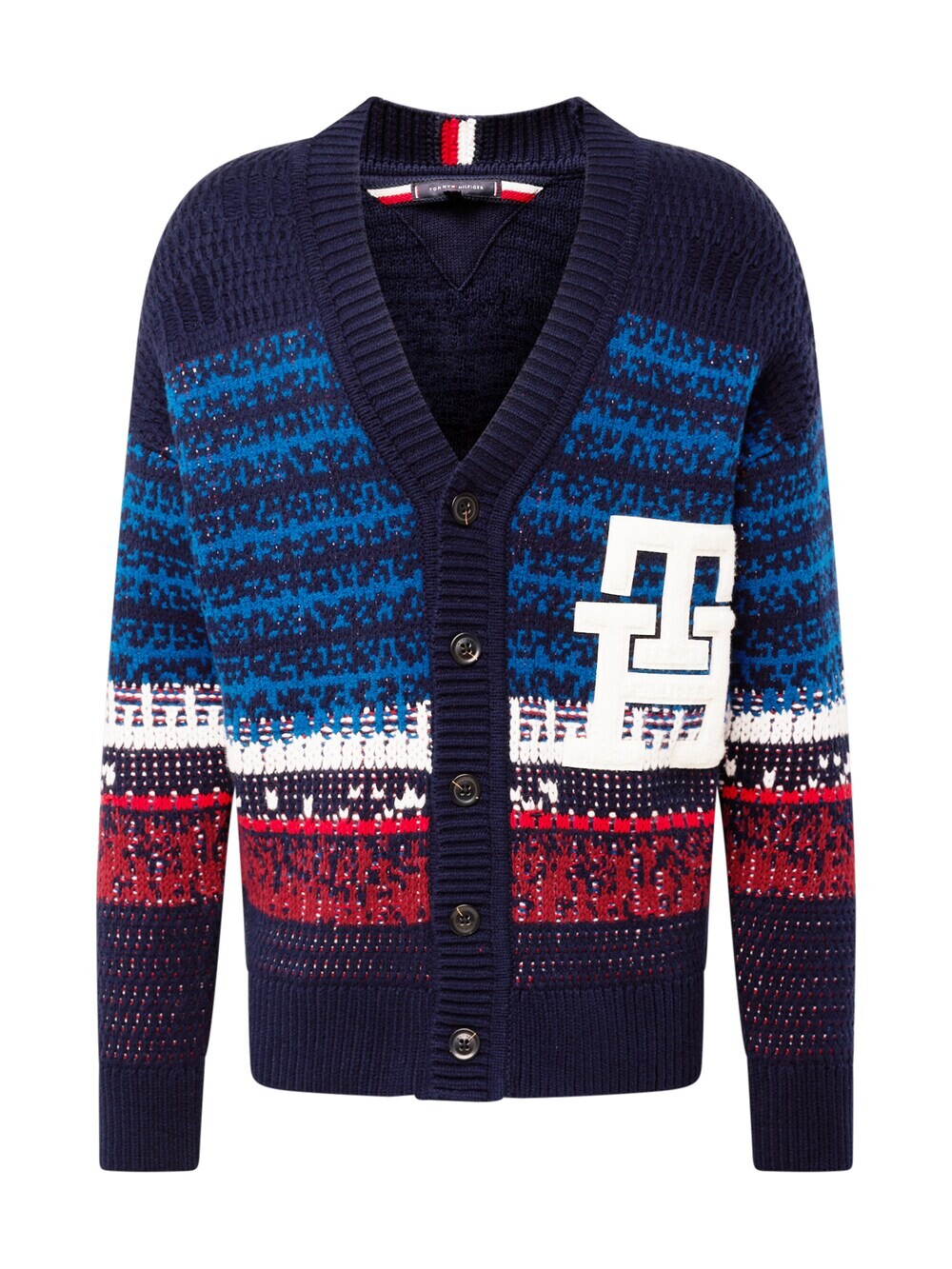 

Вязаный кардиган Tommy Hilfiger, темно-синий