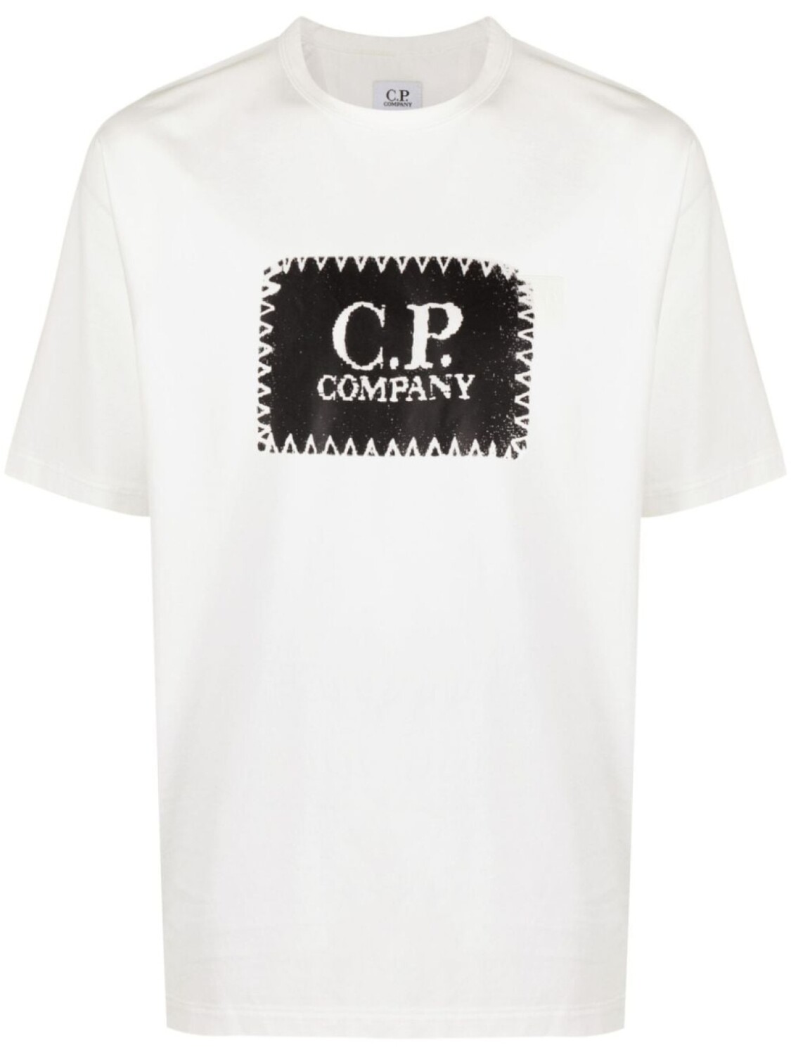 

Футболка 30/1 с логотипом C.P. Company, белый