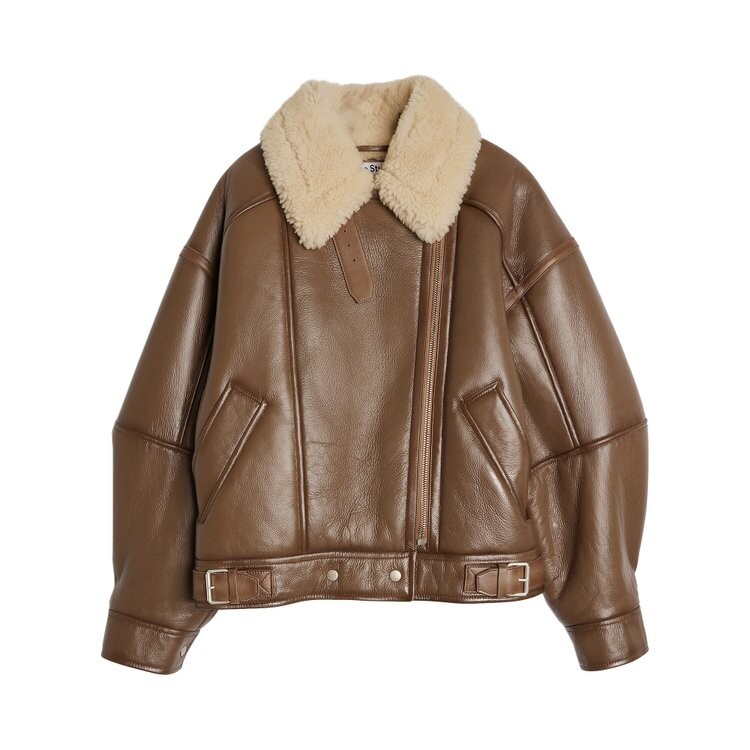 

Куртка Acne Studios Shearling 'Brown/Light Camel', коричневый