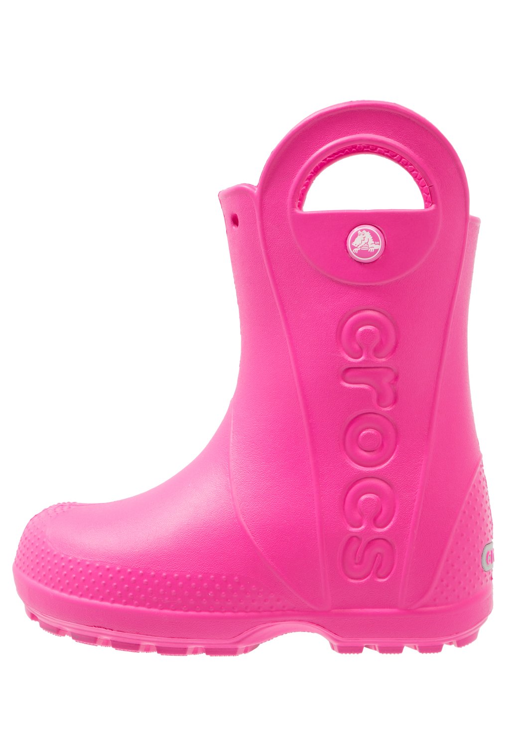 Резиновые сапоги Handle It Rain Boot Kids Crocs, цвет candy pink