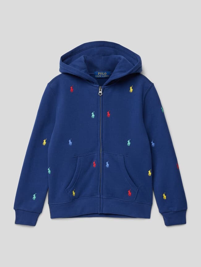 

Толстовка с логотипом Polo Ralph Lauren, темно-синий