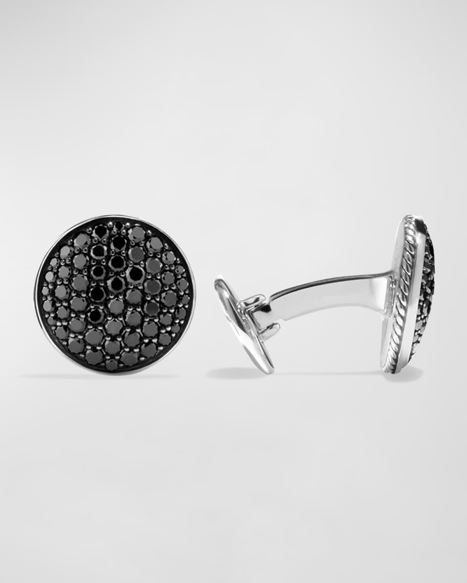 

Мужские запонки Streamline из серебра с бриллиантами, 16,7 мм David Yurman