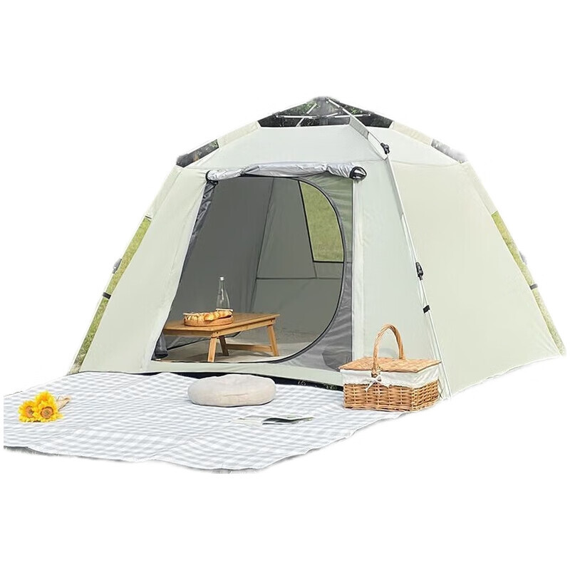 

Ziyouke походная палатка на рассвете, палатка на 2-3 человека + влагостойкий коврик + коврик для пикника + гамак