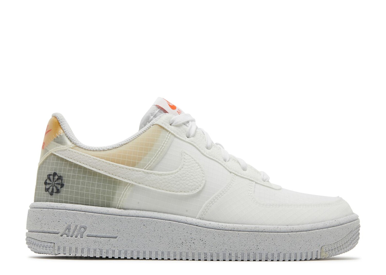 

Кроссовки Nike Air Force 1 Crater Gs 'Move To Zero - White Orange', белый